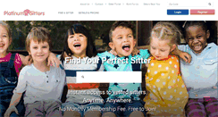 Desktop Screenshot of platinumsitters.com